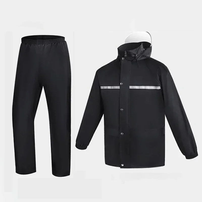 Waterproof Rain Suit for Men & Women | Reflective Riding Gear