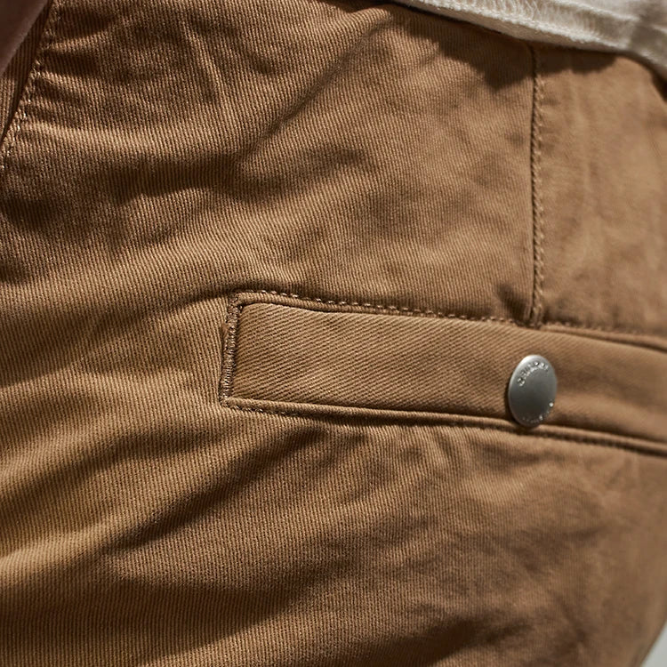 Men's Cotton Cargo Pants – Regular Fit