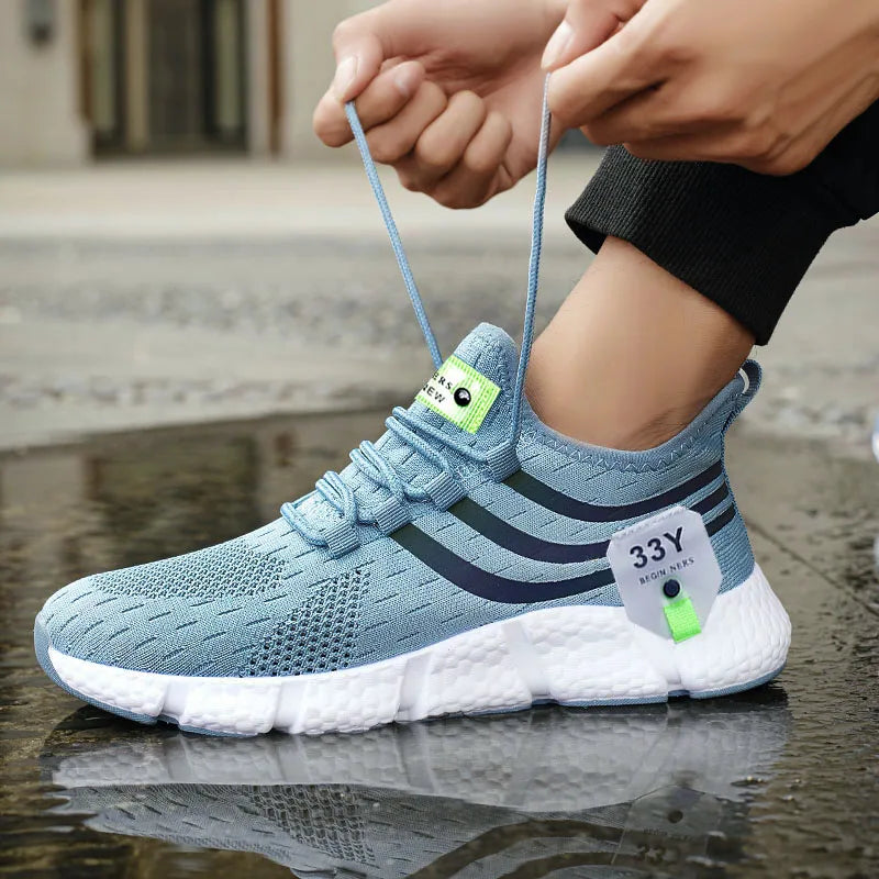 Men's Breathable Mesh Walking Sneakers
