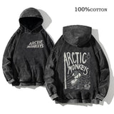 Retro Arctic Monkeys Printed Hoodie | Vintage Rock Streetwear