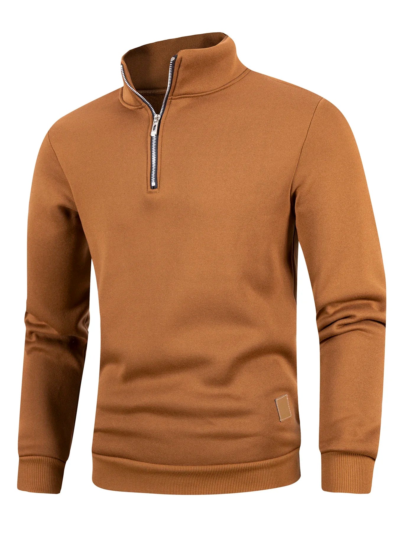 Men’s Quarter-Zip Turtleneck Pullover