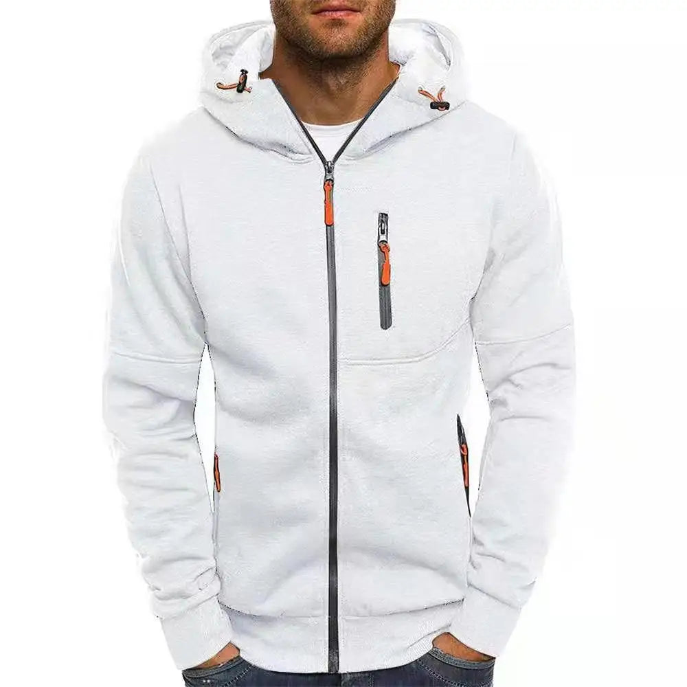 Men’s Slim-Fit Zippered Hoodie