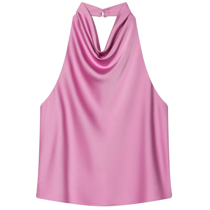 Women's Halter Backless Vest Top