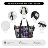 Custom The Eras Tour 1989 Taylor's Swift's American Pop Singer Tote Bag Women Large Capacity Beach Gym Travel Bags