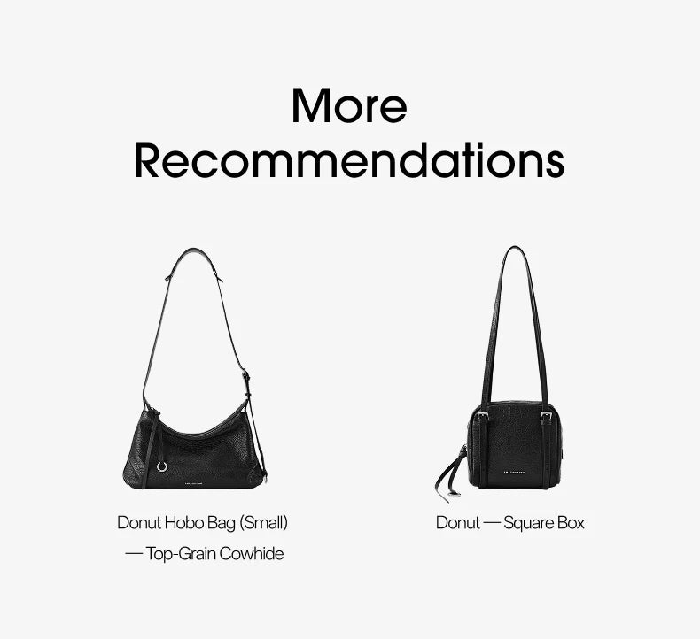 Amazing Song Donut Hobo Bag – Genuine Leather Crossbody