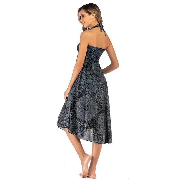 Boho Maxi Skirt – Flowy Ankle-Length Summer Skirt for Women