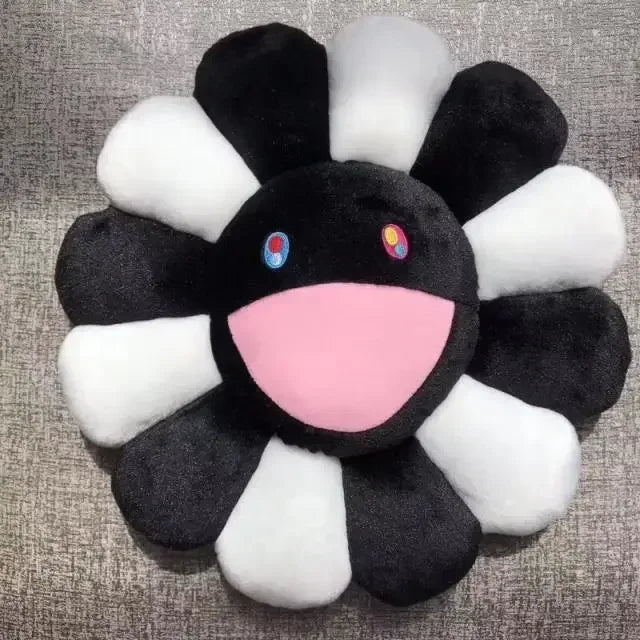 Rainbow Daisy Children's Plush Pillow, Japanese, Sunflower, Floor Game Mat Seat Pillow Sofa House Car Decoration Plush Pillow