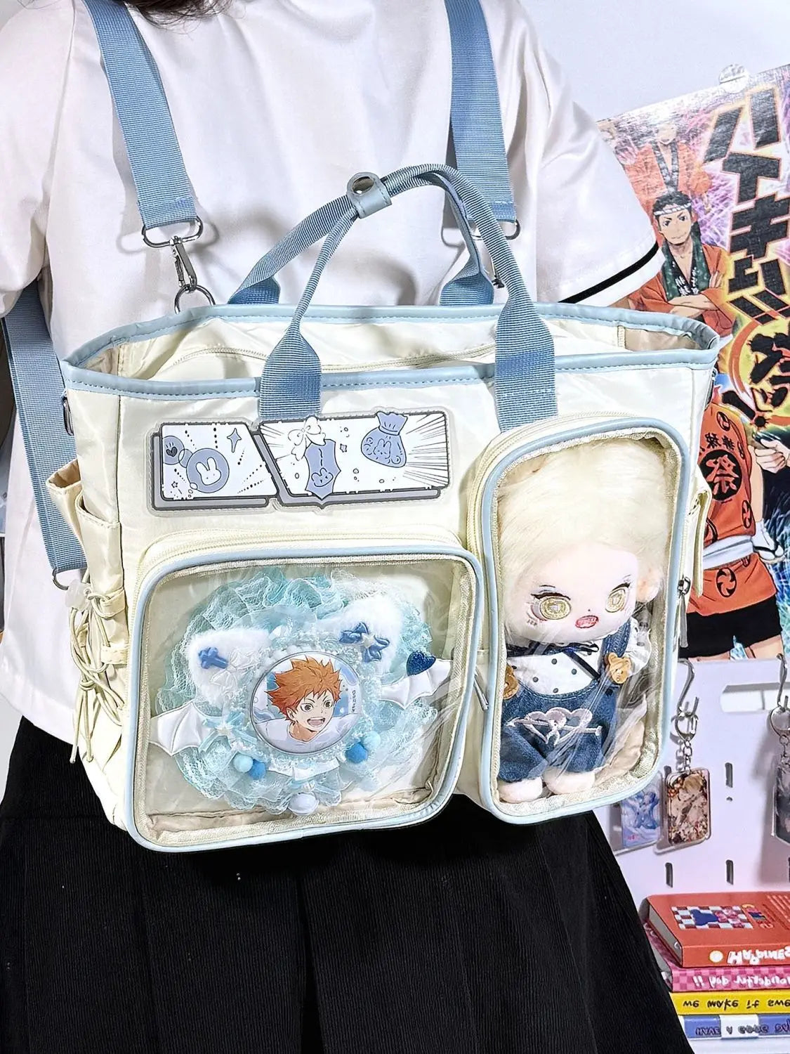 Women's Y2K Nylon Shoulder Bag