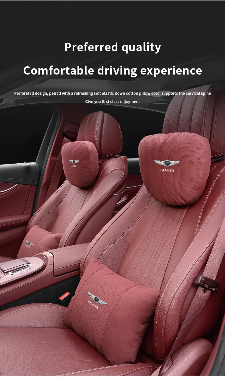 Hyundai Genesis Neck Pillow & Lumbar Cushion Set
