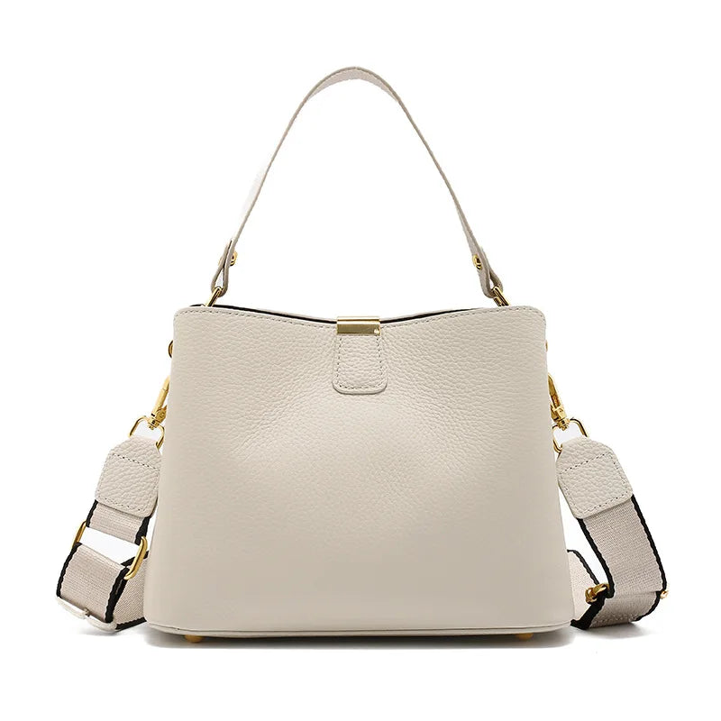 100% Genuine Leather Women's Crossbody Bag 2025 Summer Female Shoulder Bag Luxury Design Handbag phone makeup Bag Commuter