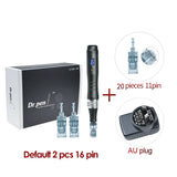 Dr pen Ultima M8 With 22 Cartridge Wireless MTS Derma Microneedle Pen Kit Professionals Use Beauty Machine Needle length 0.25 mm