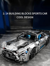 1310 PCS Racing Car Building Blocks Set, 1:14 Scale Technical Sports Vehicle Model Kit for Adults, Assembly Toys Birthday Gifts