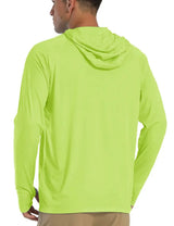 TACVASEN Men's Quick-Dry Long Sleeve Hooded T-Shirt