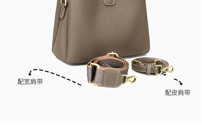 100% Genuine Leather Women's Crossbody Bag 2025 Summer Female Shoulder Bag Luxury Design Handbag phone makeup Bag Commuter