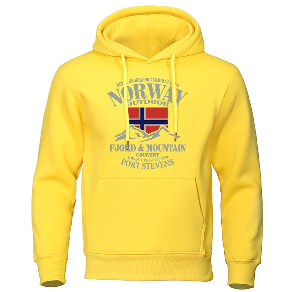 Norway Mountain Oversize Hoodie