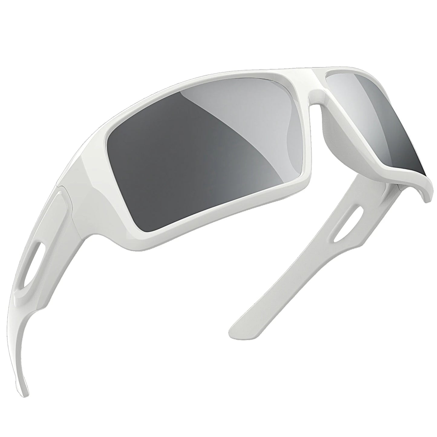MAXJULI Polarized Sunglasses Wrap Around Sports Sunglasses for Big Wide Heads Men Women UV400 Sun Glasses 8232