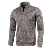 Men’s Half-Zip Stand Collar Sweatshirt