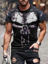 Marvel Men’s Punisher Graphic T-Shirt - Breathable Casual Sports Tee