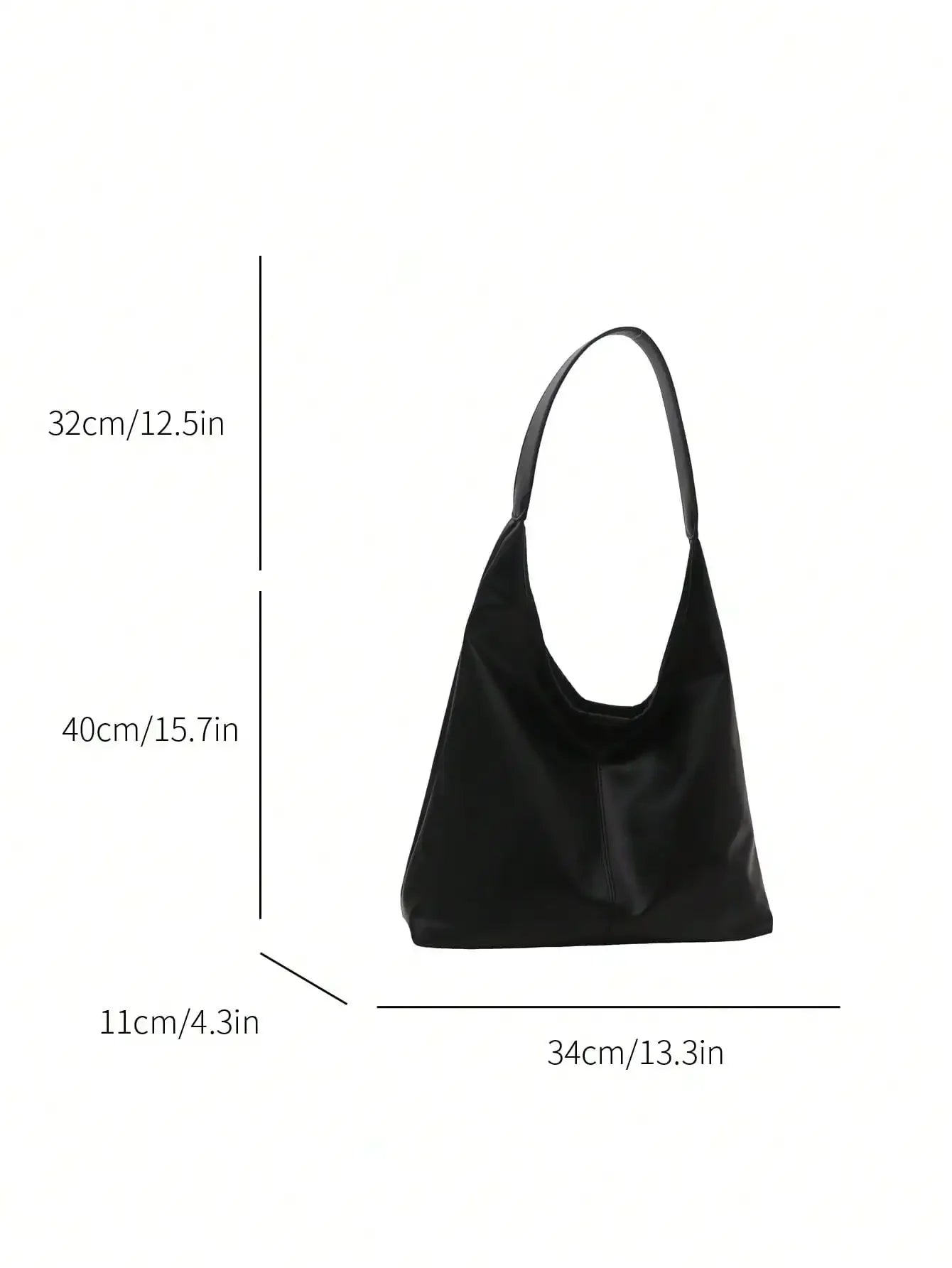 Large Capacity Solid Color Women's Shoulder Bag, Multifunctional Crossbody Bag, Women's Shoulder Tote Bag, Large Capacity Crossbody Tote Bag, Casual Work Bag