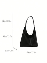 Large Capacity Solid Color Women's Shoulder Bag, Multifunctional Crossbody Bag, Women's Shoulder Tote Bag, Large Capacity Crossbody Tote Bag, Casual Work Bag