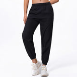 Women's Ankle-Length Harem Pants with Pockets