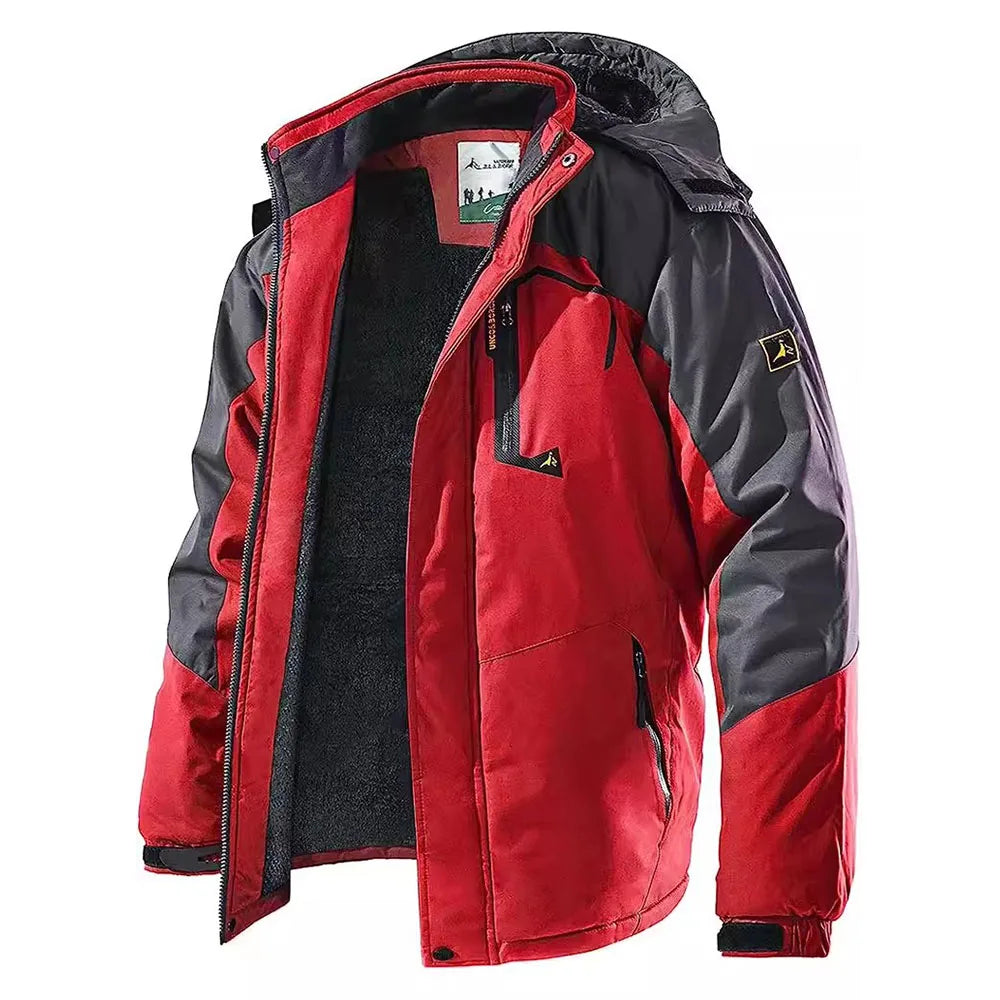 Men's Fleece-Lined Winter Parka | Waterproof Outdoor Jacket