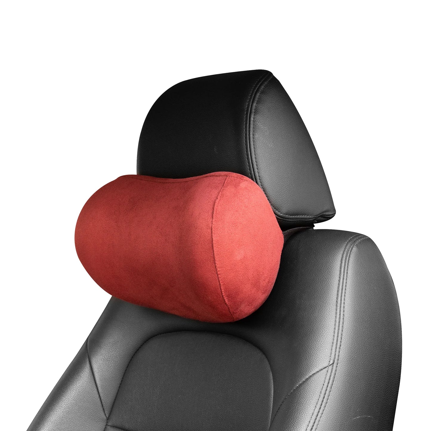 Forbell Car Headrest Pillow Suede Fabric Car Neck Pillow Car Seat Pillow Rest Headrest Memory Foam Headrest Car Accessories