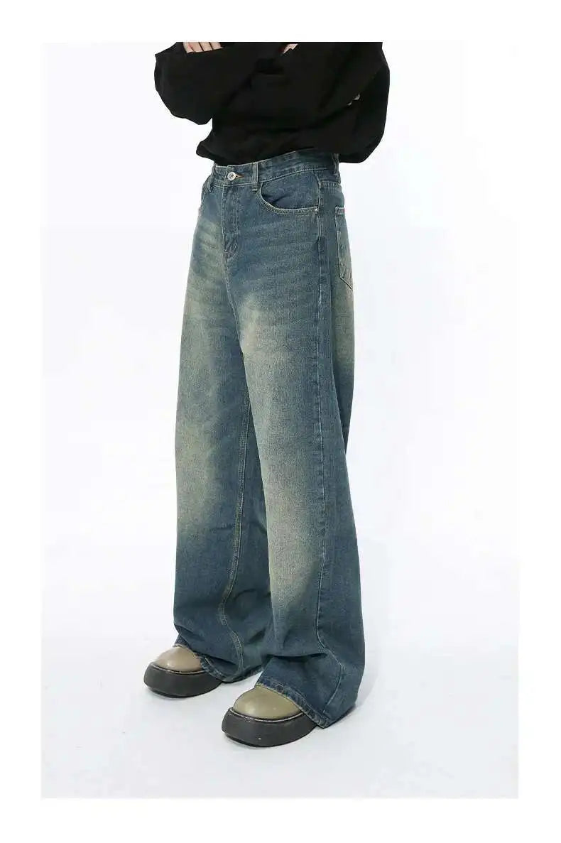 Men's Loose Straight-Leg Jeans