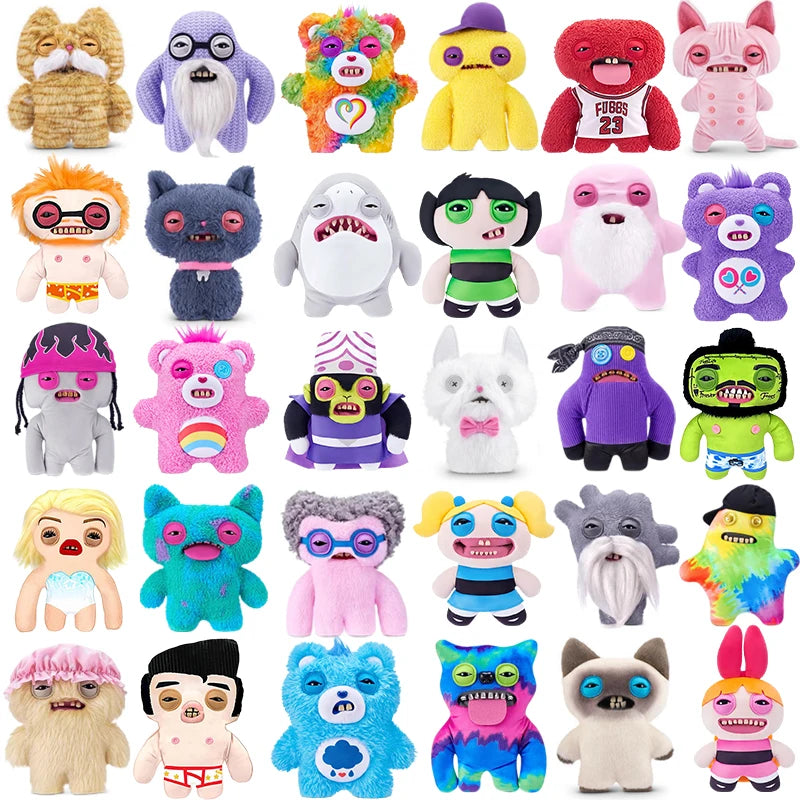 Original Fuggler Funny Ugly Teeth Monster Plush Toy Fugg Old Fogies Alley Cats Care Bears Powerpuff Girls Stuffed Plushies Dolls