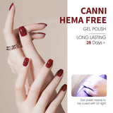 CANNI HEMA-Free Gel Polish Kit | Jelly, Nude & Rubber Base