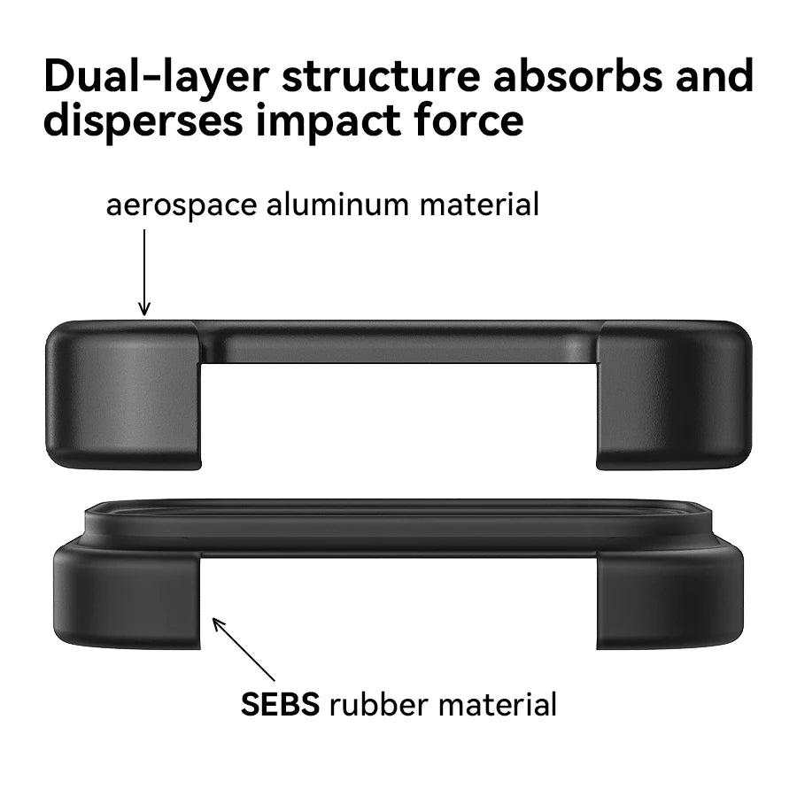Aluminum Bumper iPhone Case with Arc Design