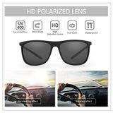 ZENOTTIC Square Polarized Sunglasses for Men