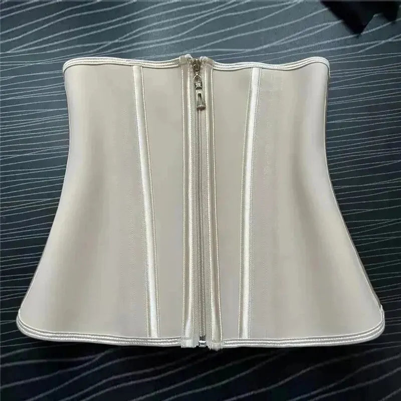Premium Latex Waist Trainer | High-Compression Steel Bone Body Shaper