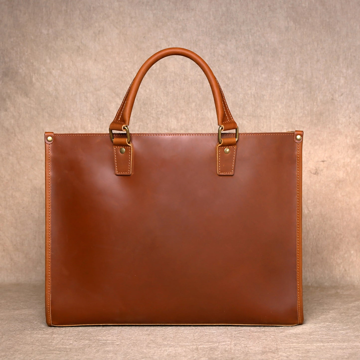 Original Ultra-Simple High Quality Men's Leather Document Baotou Layer Cowhide Computer Bag Business Trip Office Handbag