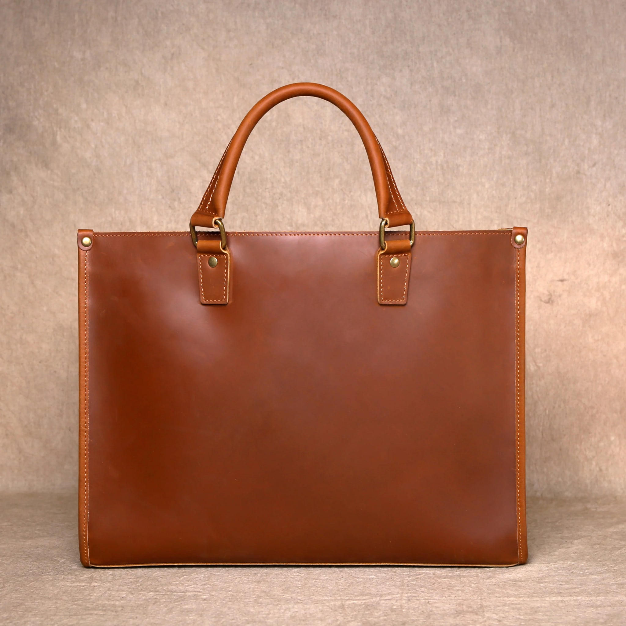 Original Ultra-Simple High Quality Men's Leather Document Baotou Layer Cowhide Computer Bag Business Trip Office Handbag