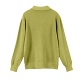 Hirsionsan Winter Thick Women Knitted Suits Soft 2 Pieces soft Female Sets Polo Neck Sweater & Wide Leg Pants Knitted Outfit