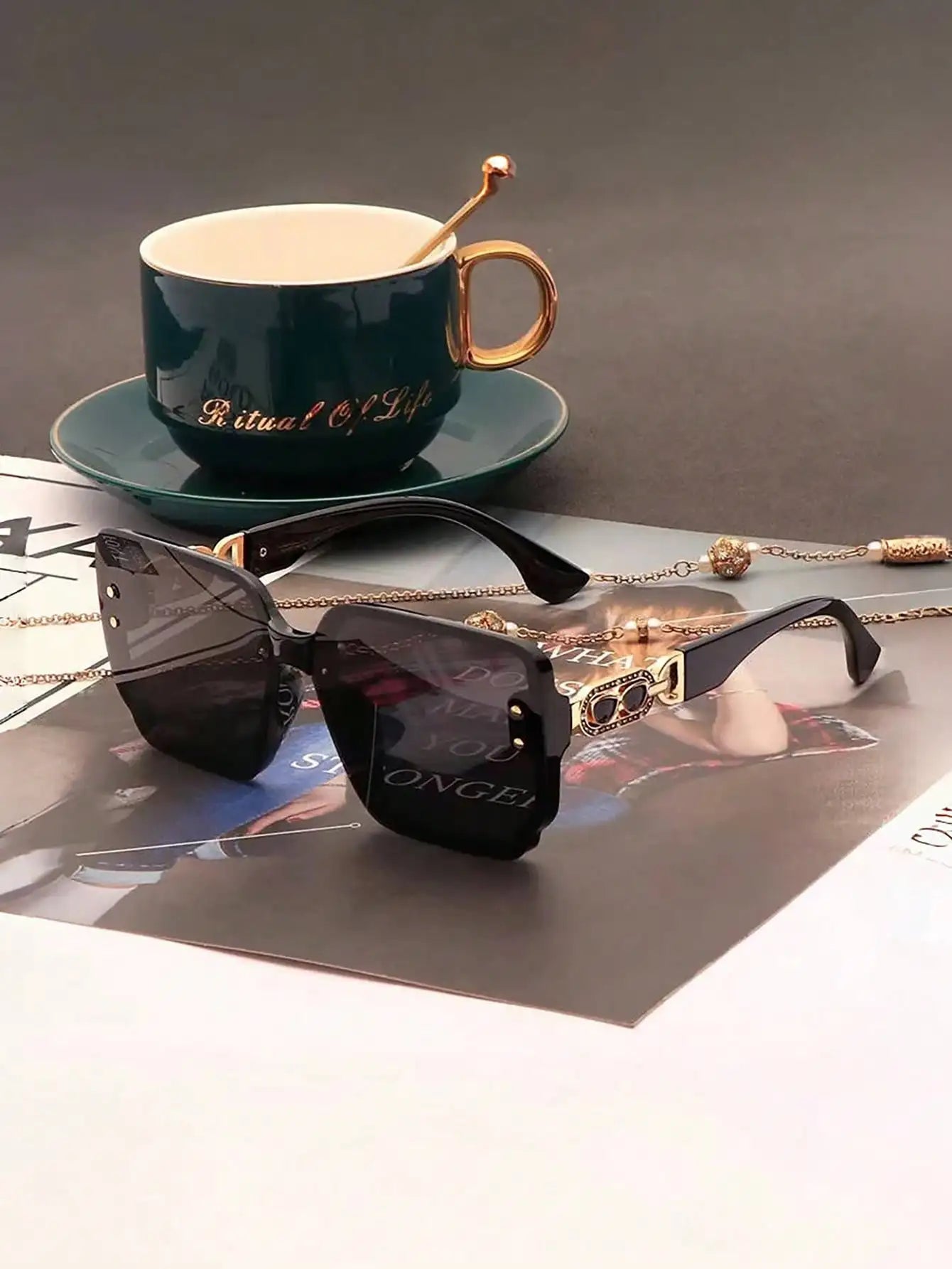 Luxury Square Frame Sunglasses for Women | UV400