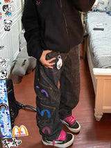 Women's Baggy Cargo Jeans – Punk Streetwear Denim