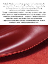 ITAMOOD Genuine Leather Handbag with Scarf | Luxury Designer Trendy Shoulder Bag Solid Color Commuting Bag | bags for women gift