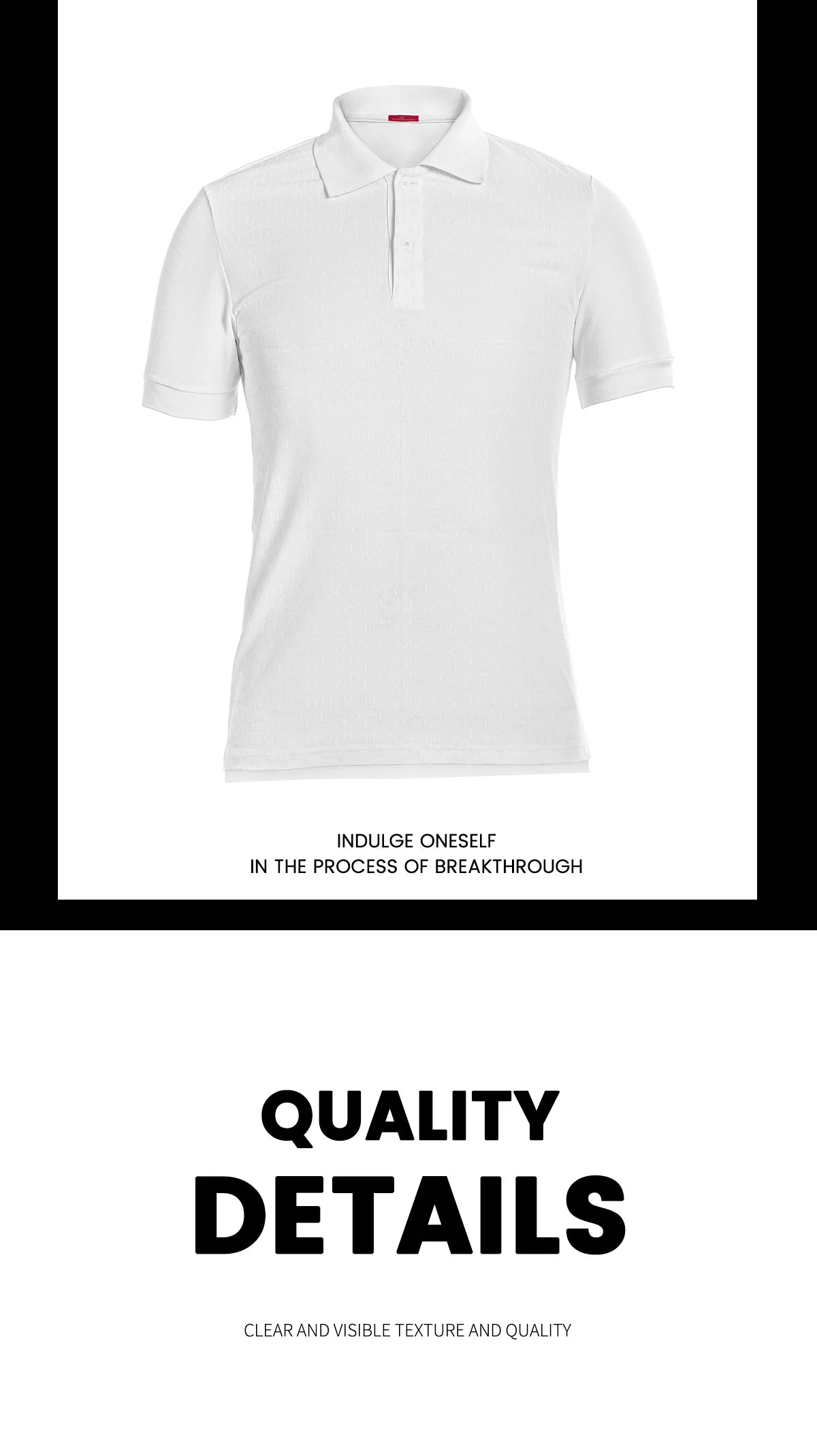 Men's Cotton Polo Shirt – Short Sleeve Patchwork Tee