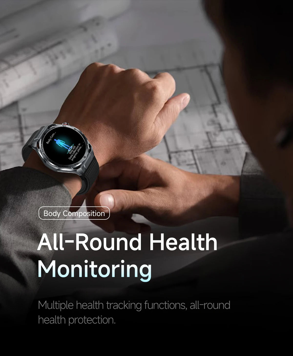 AI ECG Smart Watch | Nursing-Grade Health Monitor 2026