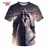 Men's Skull Beer Graphic T-Shirt