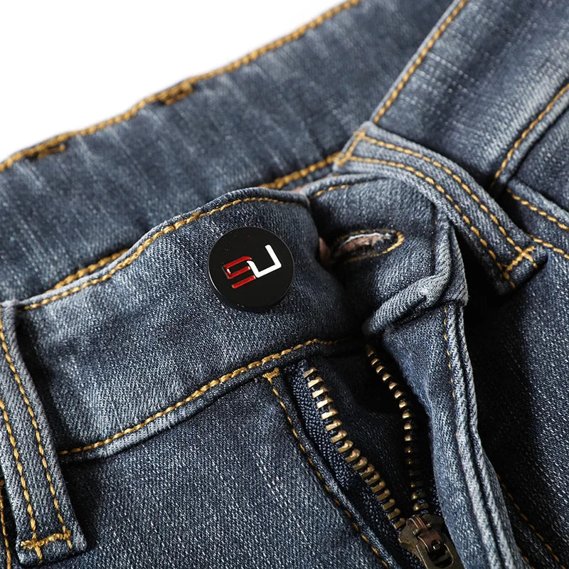 Men's Fleece-Lined Stretch Jeans