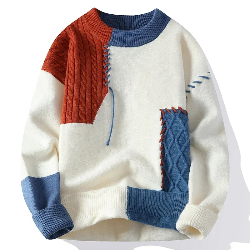 High Street Patchwork Pullover