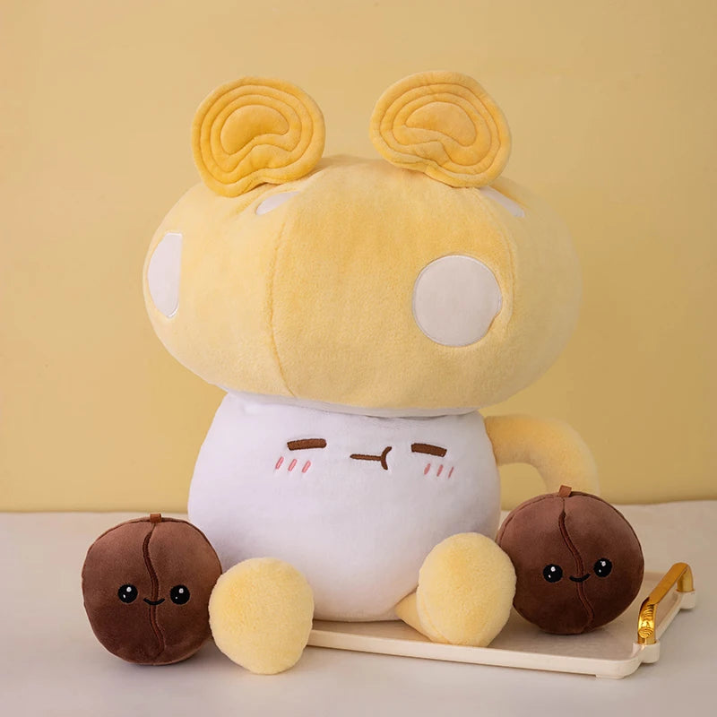 A Bag of Snakes Plush Pillow Cute Boba Tea Cookies Plush Toy Pudding Cake Alien Bat Plushies Hug Pillow Birthday Gift