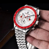 PAGANI DESIGN Meteorite Dial Luxury Quartz Watch For Men Speed Sport Chronograph Waterproof AR Sapphire crystal Wrist watch Men