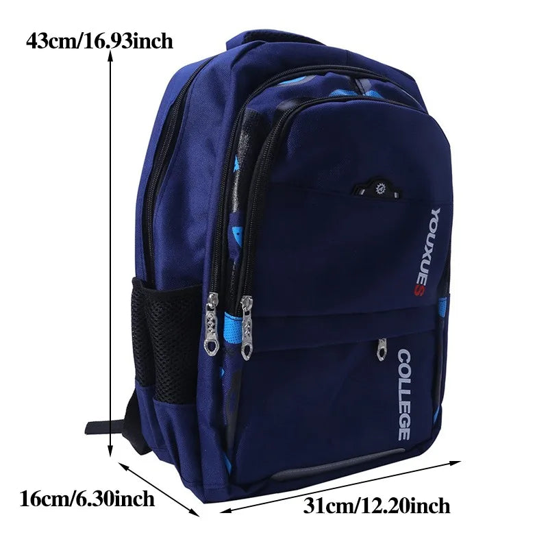 Premium USA-Designed Waterproof Primary School Backpack for Boys & Teenagers