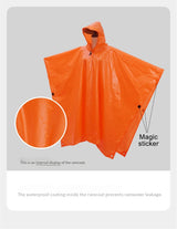 3-in-1 Waterproof Rain Poncho | Hooded Outdoor Rainwear