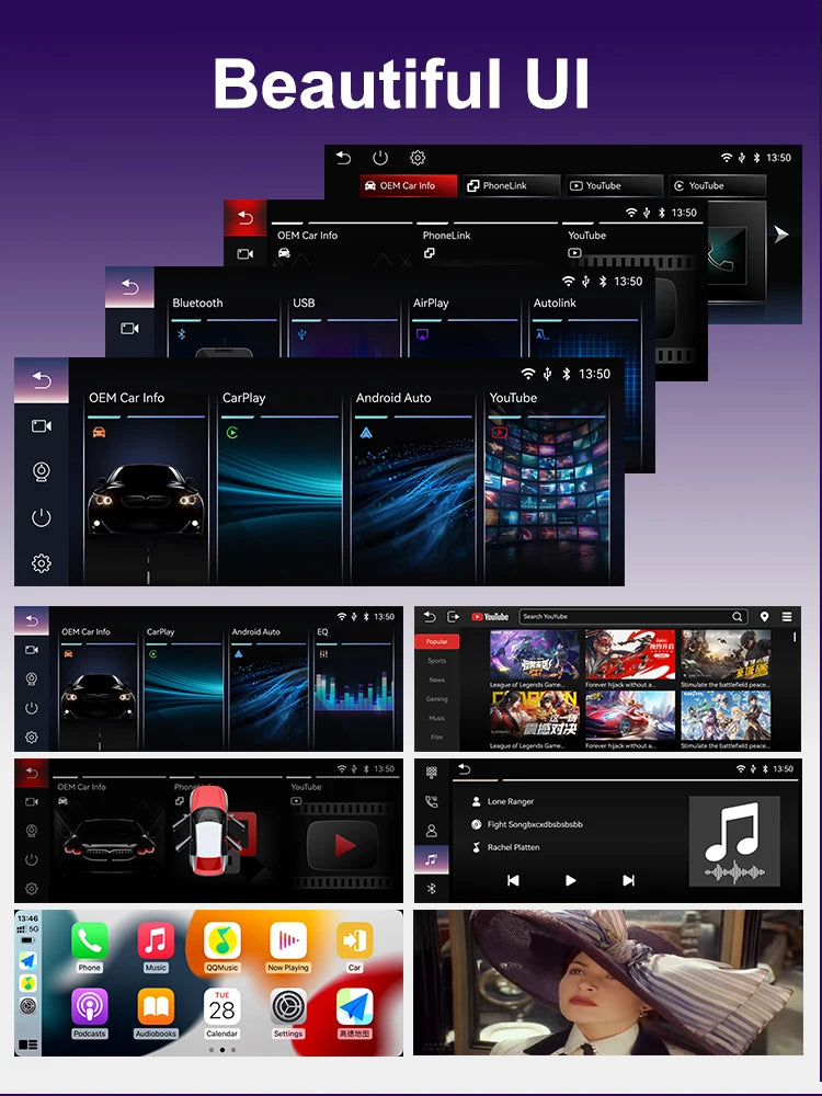 AUTOTOP 8.8" Wireless CarPlay & Android Auto for BMW 3 & 5 Series