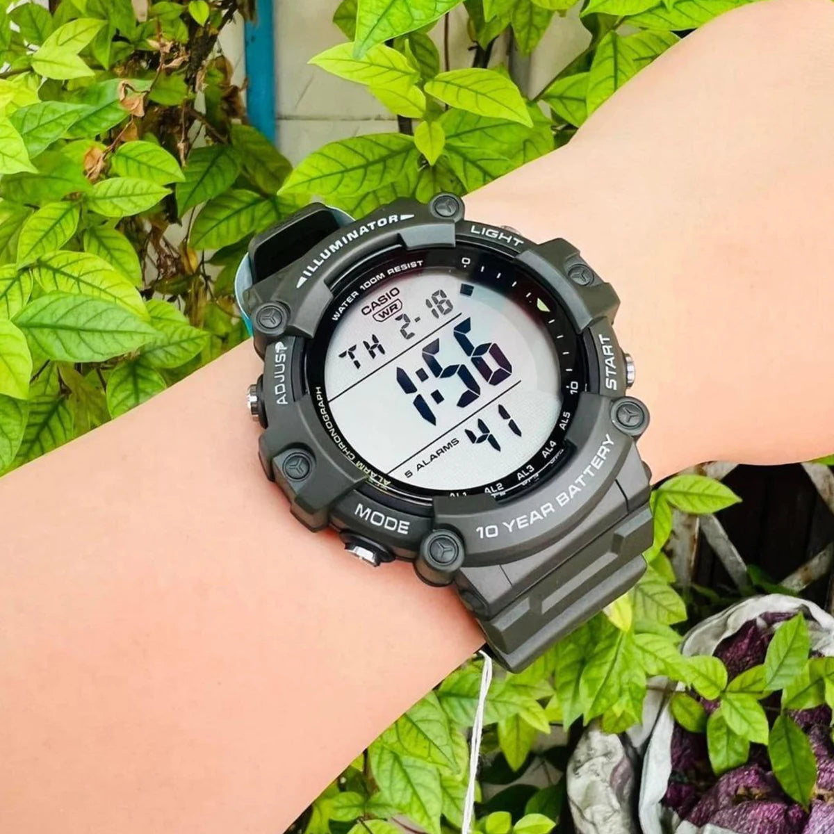 Casio Men’s Heavy Duty Digital Watch – 10-Year Battery (AE-1500WHX)